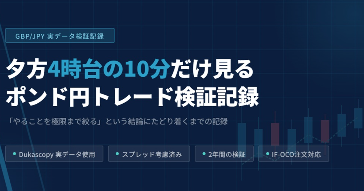 【GBP/JPY 実データ検証記録】

 

夕方4時台の10分だけ見る

ポンド円トレード検証記 