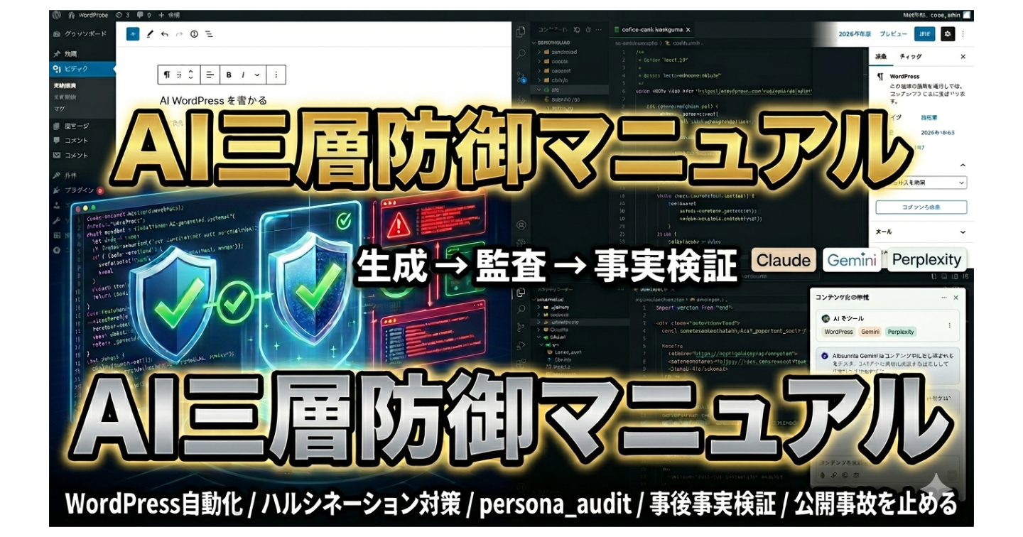 AI三層防御マニュアル