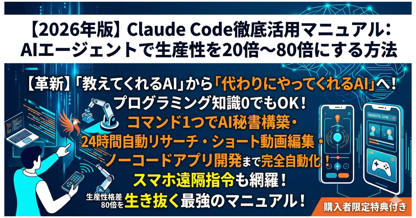Claude Codeを活用したAI自動化と副業効率化の徹底ガイド