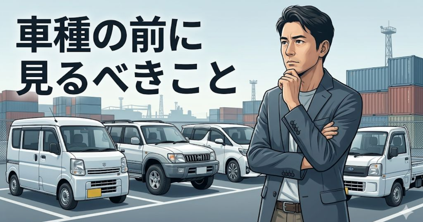副業で中古車輸出を始めるなら｜初心者は「車種」より先にここを見た方がいい