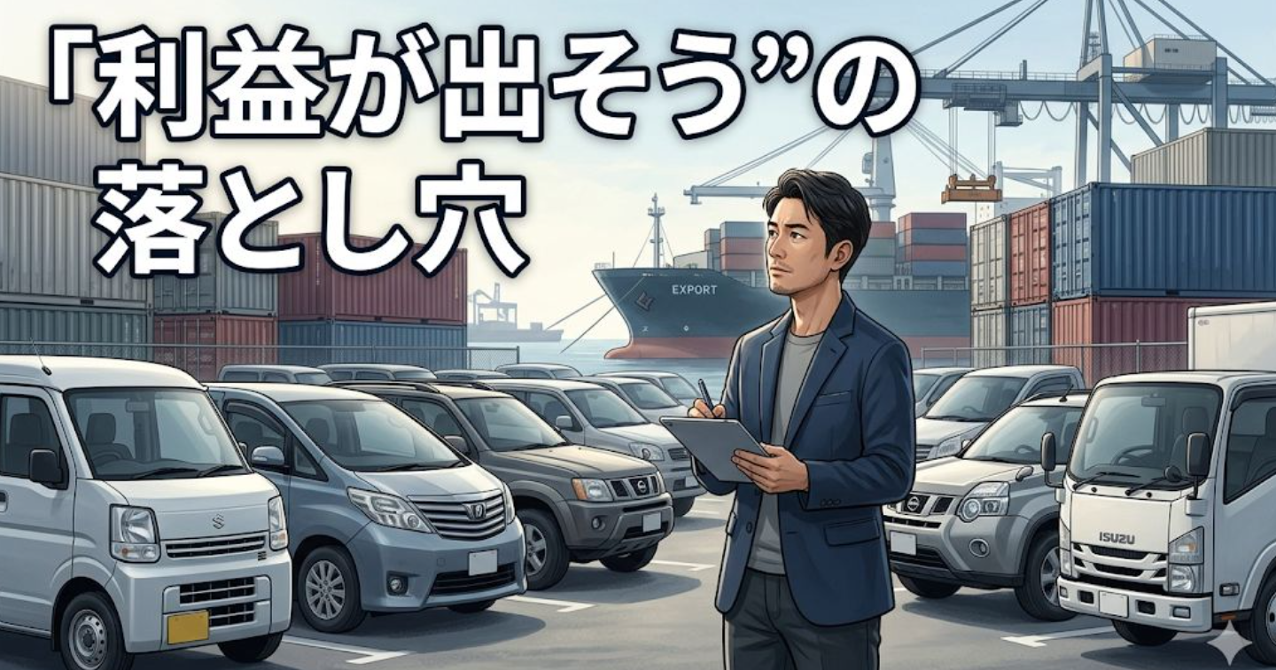 副業で中古車輸出を始めるなら｜初心者が「利益が出そう」と勘違いしやすい車の特徴