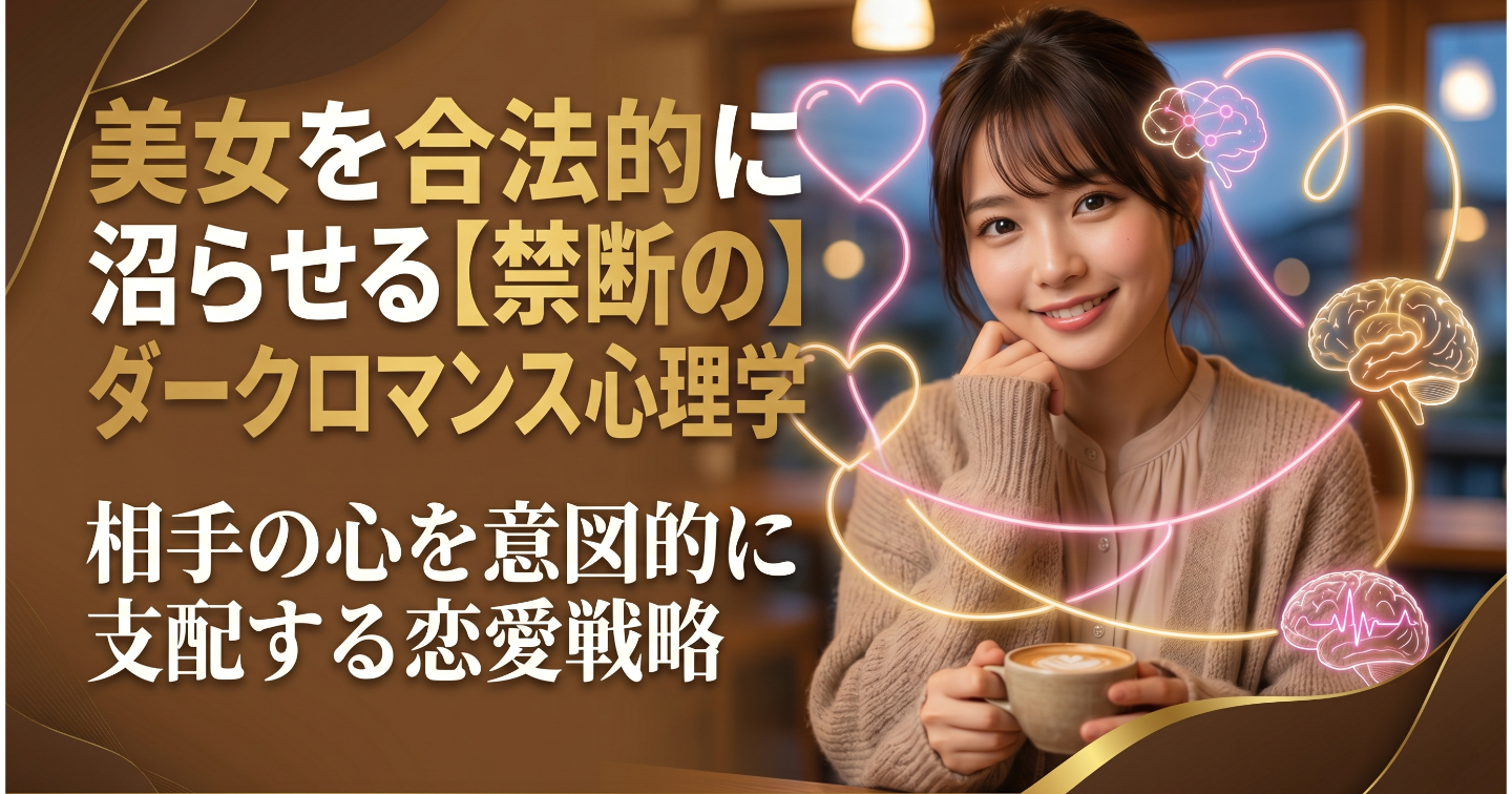 【悪用厳禁】美女を合法的に沼らせる「恋愛心理学30の極意」 〜出会いから告白、そして依存までを科学的に支配するマスターバイブル〜