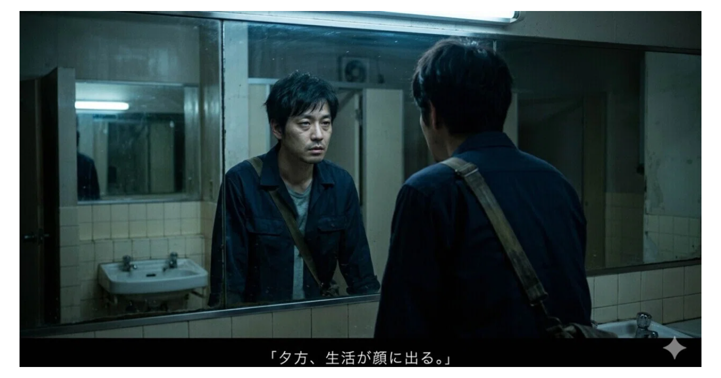 朝は普通。でも夕方になると“生活”が顔に出る。