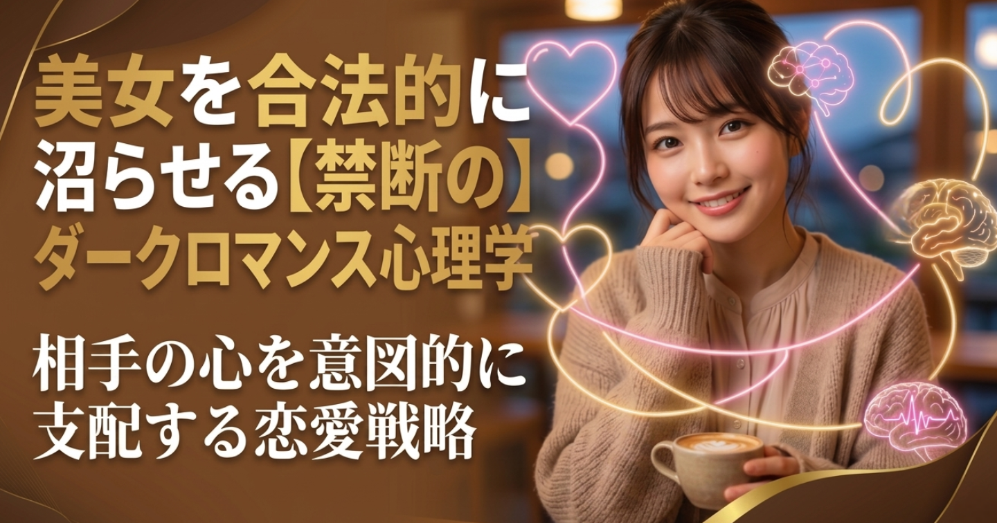 【悪用厳禁】美女を合法的に沼らせる「恋愛心理学30の極意」 〜出会いから告白、そして依存までを科学的に支配するマスターバイブル〜