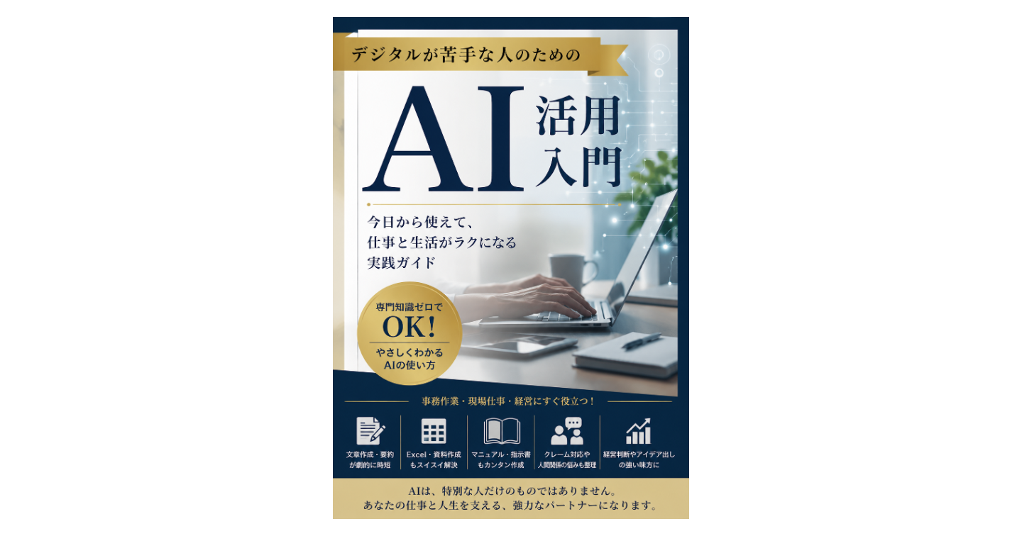 デジタルが苦手な人のためのAI活用入門