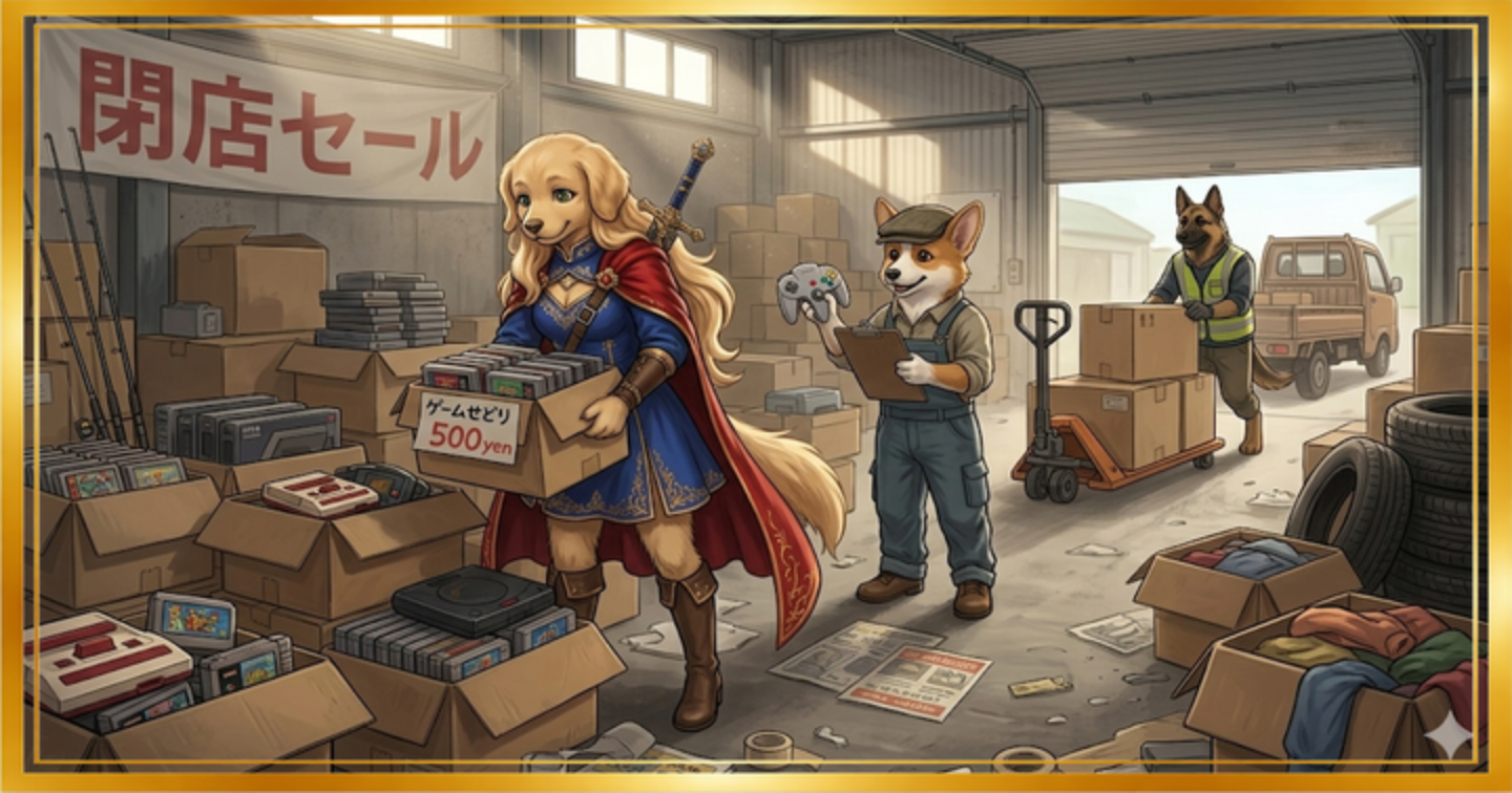 閉店セールでゲームを仕入れる！専門性を磨くための戦略