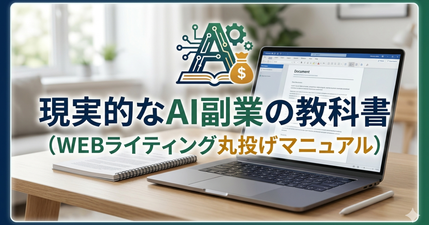 【完全版】WEBライティングをAIに丸投げするプロンプトと実践手順書