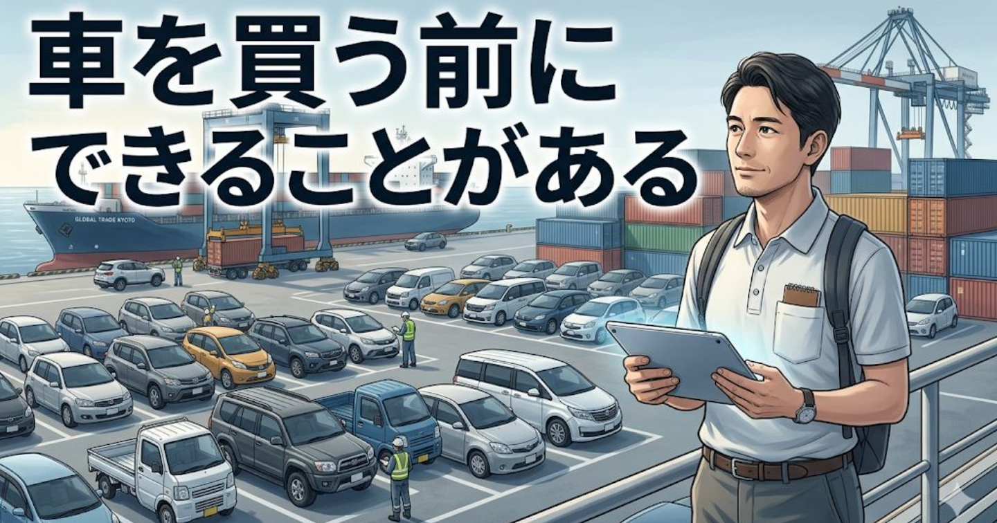 副業で中古車輸出を始めるなら｜初心者は“車を買う前”にできることがある