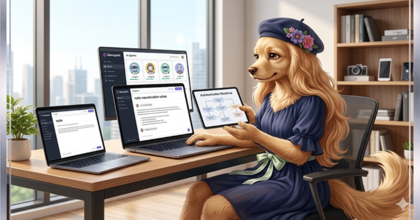 noteで成果を出す！Gensparkを活用した新しい自動化の仕組み