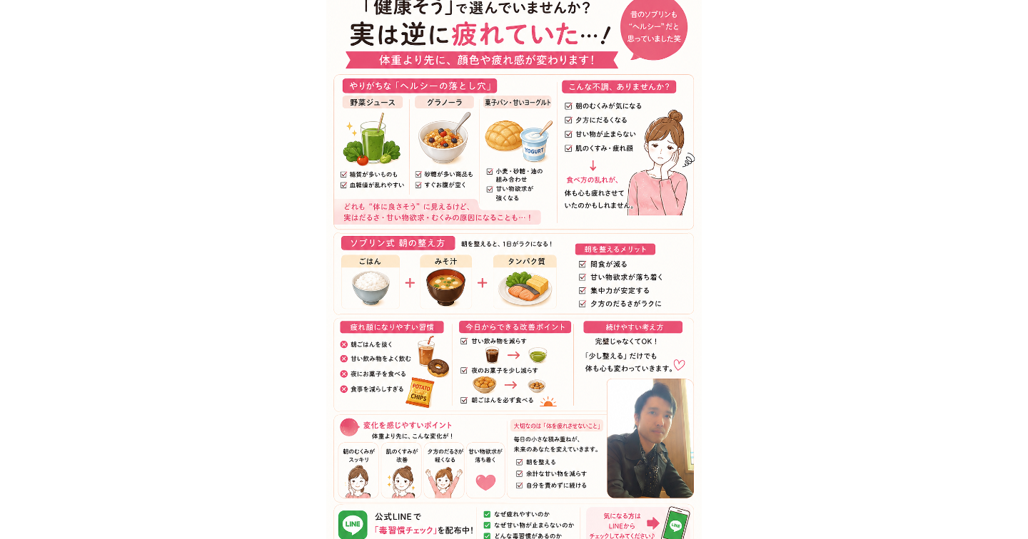 「健康そう」で逆に老ける習慣