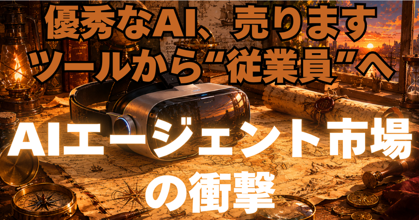 AIが「従業員」として売買される未来：次世代OSとAIペルソナ市場