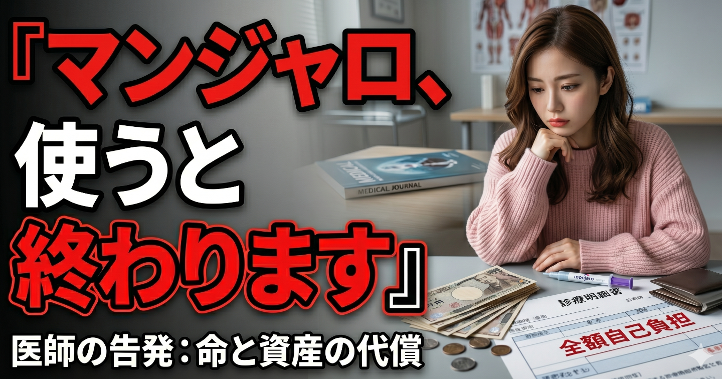 【現役医師が警告】「マンジャロ」ダイエットの光と影。ゼップバウンドとの違いと、副作用がもたらす“高額医療費の罠”