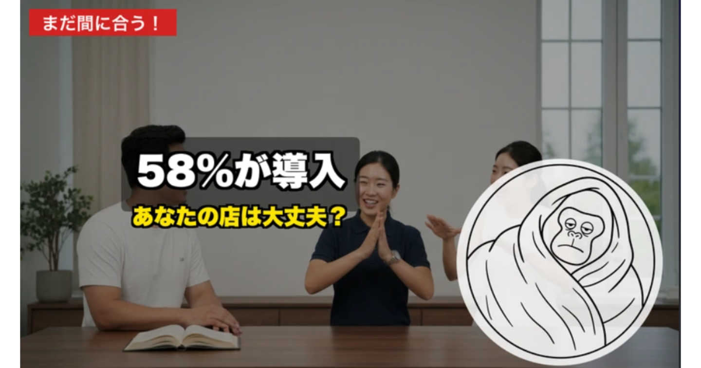 【2026年最新】中小店舗の58%がAI導入済み。まだ始めていない店舗オーナーが今知るべき3つの変化