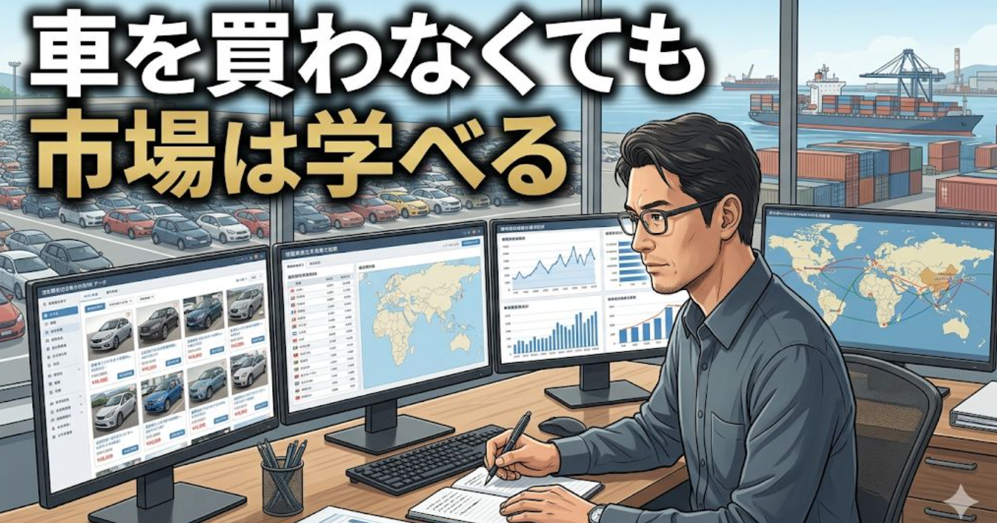副業で中古車輸出を始めるなら｜初心者は「車を買わないと始まらない」と勘違いしやすい