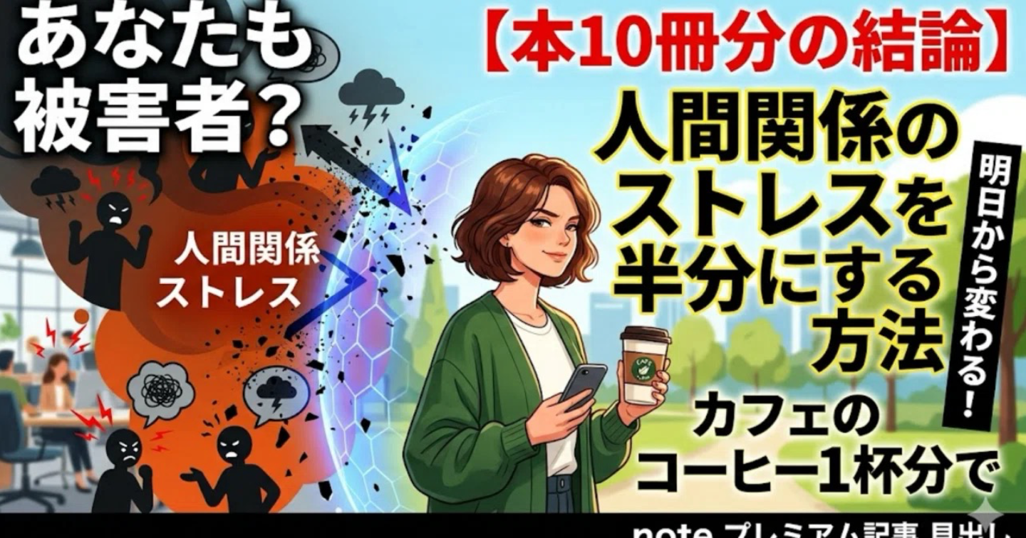 たった300円　人間関係を半分にする方法