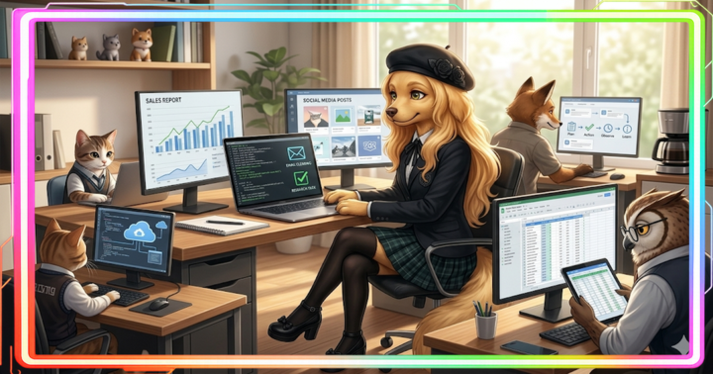 指示を出すだけで業務が回る！？自律型AI「OpenClaw」が凄すぎるワン！🐶🐾