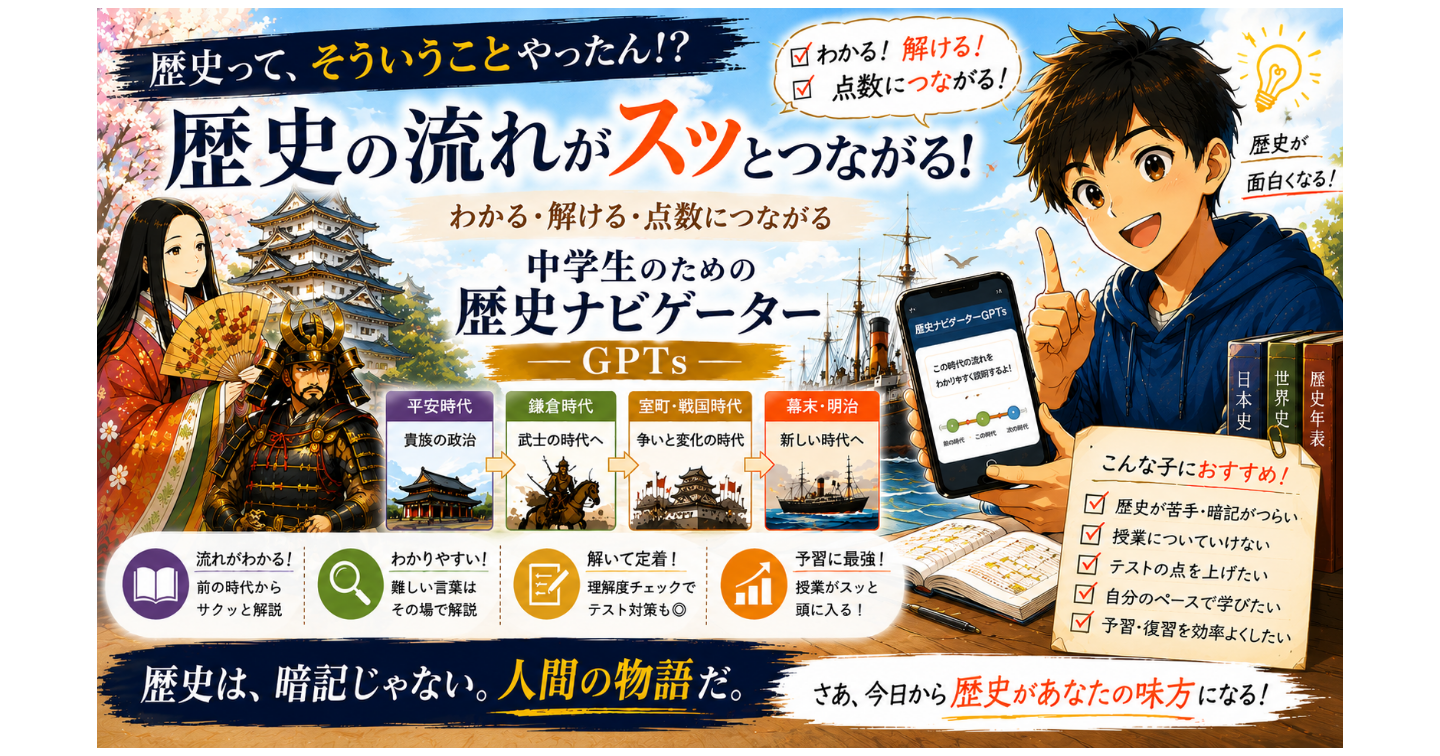 暗記地獄から脱出した歴史の最強AI勉強術！