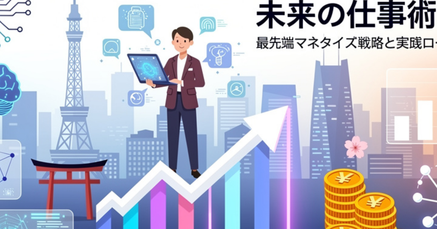 AI時代を生き抜く未来の仕事術：最先端マネタイズ戦略と実践ロードマップ