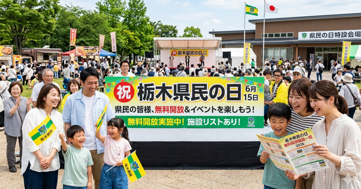 栃木県民の日に無料＆割引となる施設は？ 遊園地、水族館…県民以外でもお得に《2026年版》