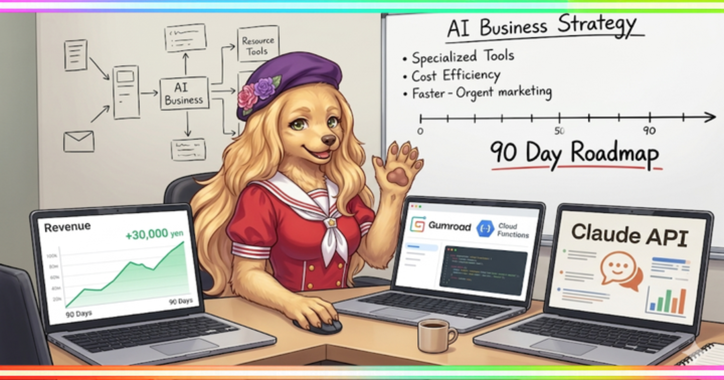 ワンワンッ！AIで自分の可能性を広げる90日間ロードマップ🐾