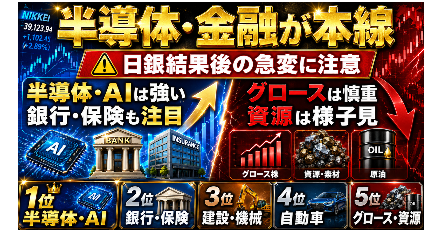 # 本日の日本株戦略