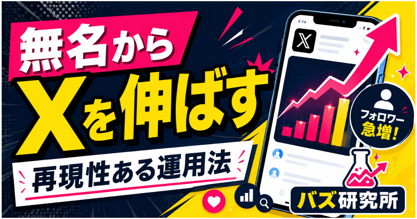 毎日投稿しても伸びない人へ - 無名からXを伸ばして収益導線を作る実戦メモ