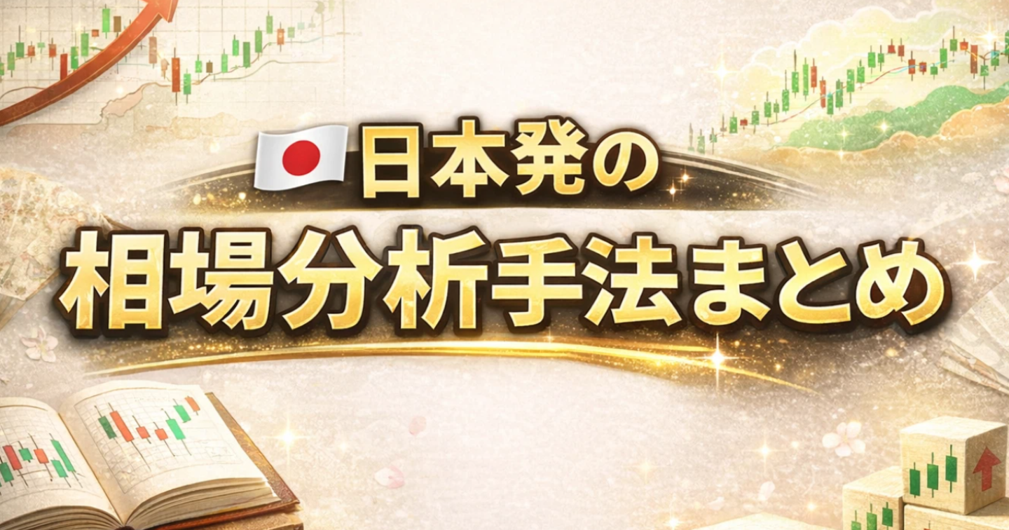 日本発の相場分析手法まとめ🌸