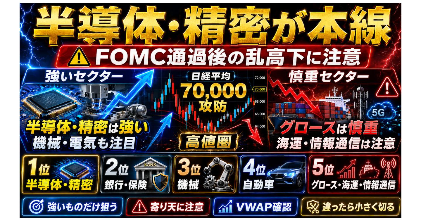 本日の日本株戦略
