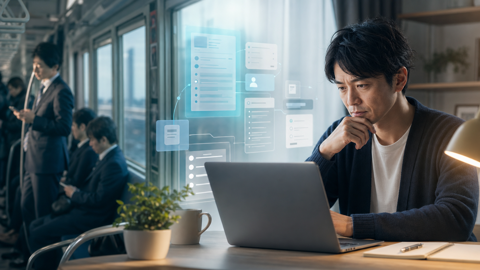満員電車を抜け出すAI社員の作り方｜30代会社員の副業ロードマップ
