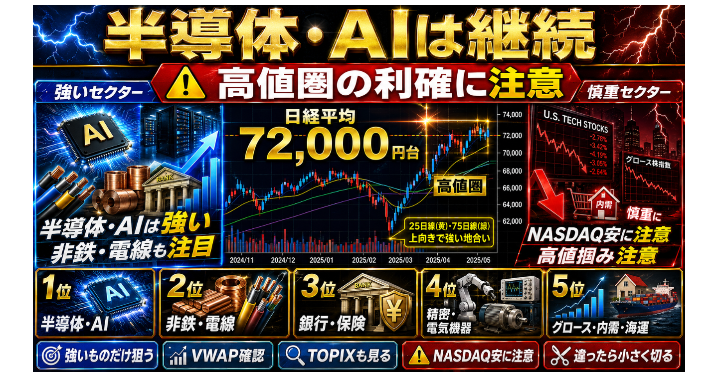 本日の日本株戦略