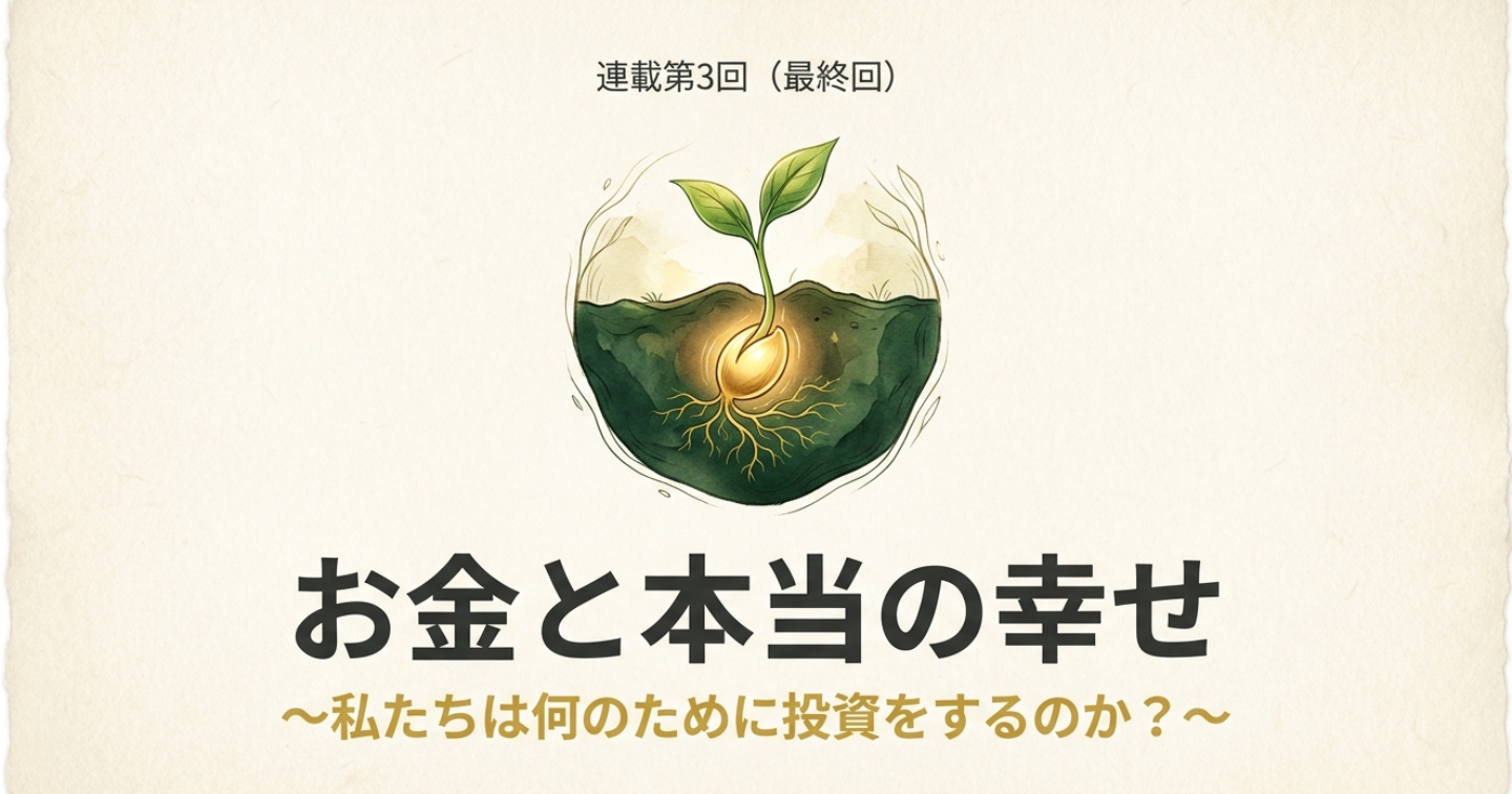 『【連載最終回】年収800万の壁と「本当の幸せ」：私がインデックス投資を始めるたった1つの理由』