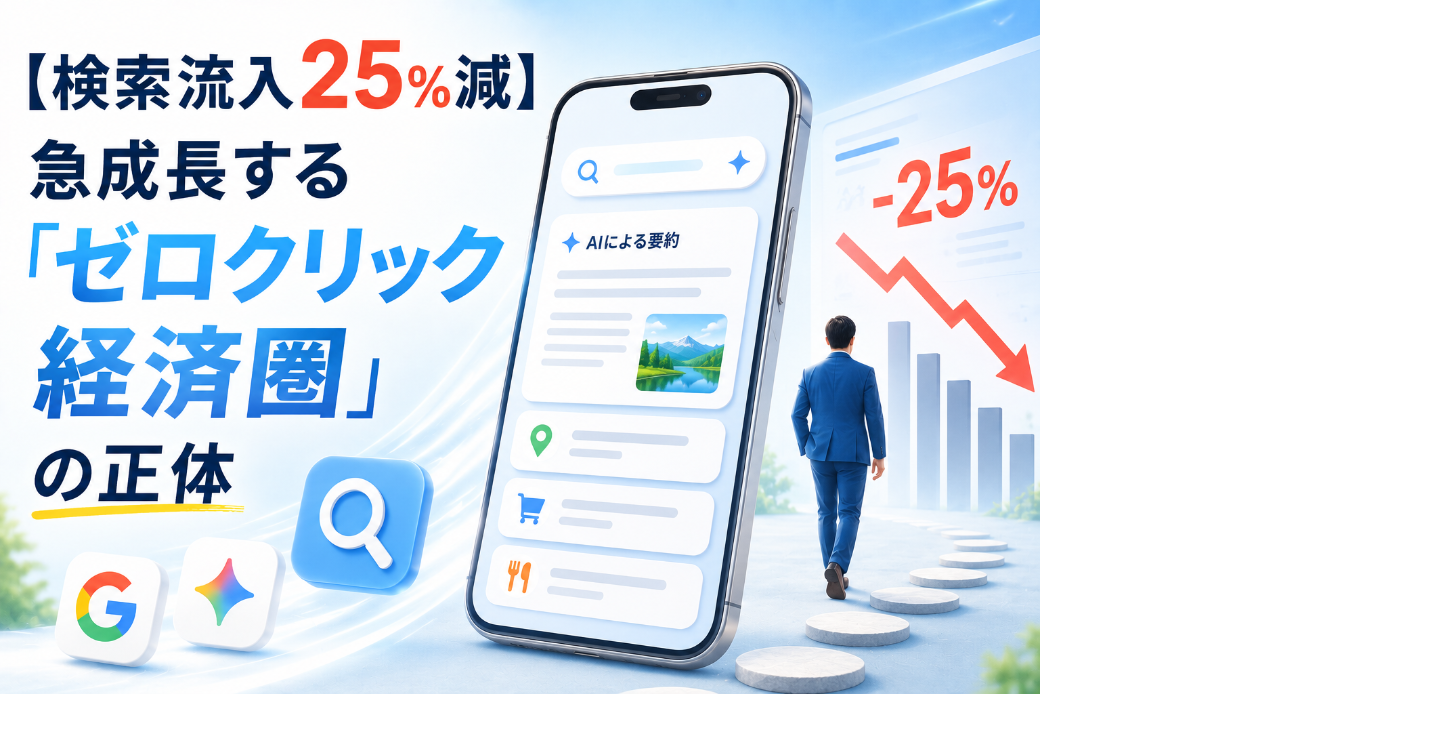 【検索流入25%減】急成長する「ゼロクリック経済圏」の正体