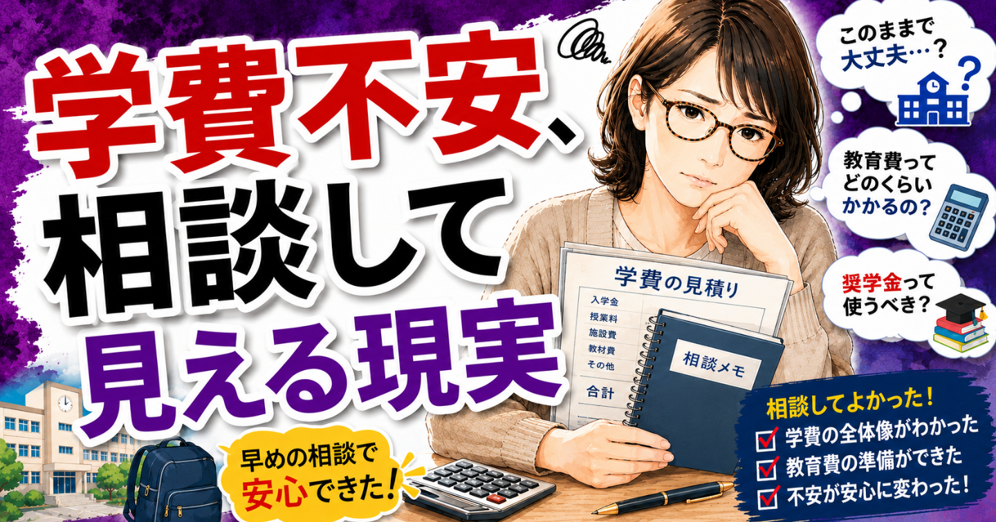 学費不安、相談して見える現実