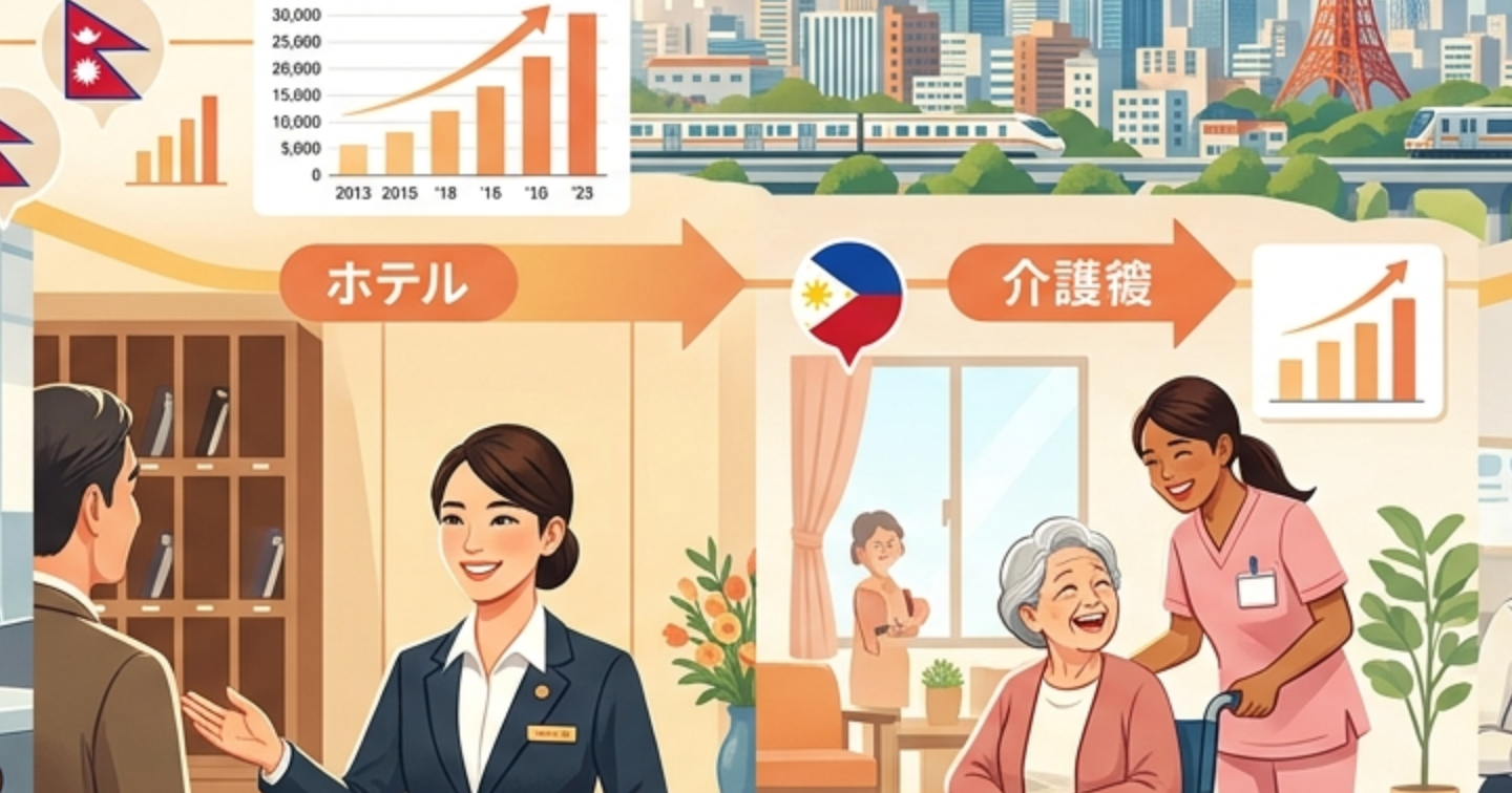 在留外国人が初の400万人超え！特定技能が最大の押し上げ要因に【2026年最新】