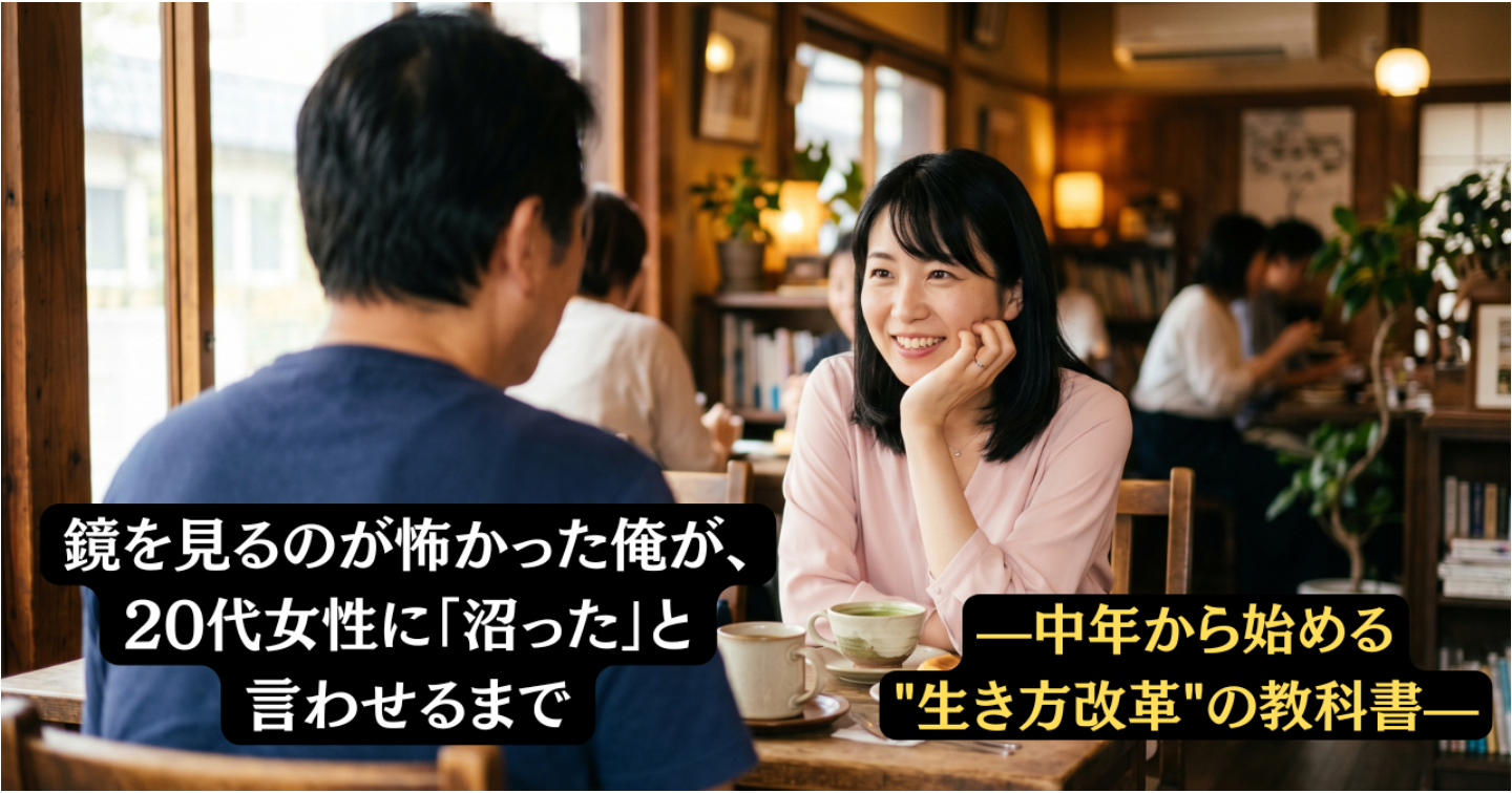 鏡を見るのが怖かった俺が、20代女性に「沼った」と言わせるまで——中年から始める"生き方改革"の教科書
