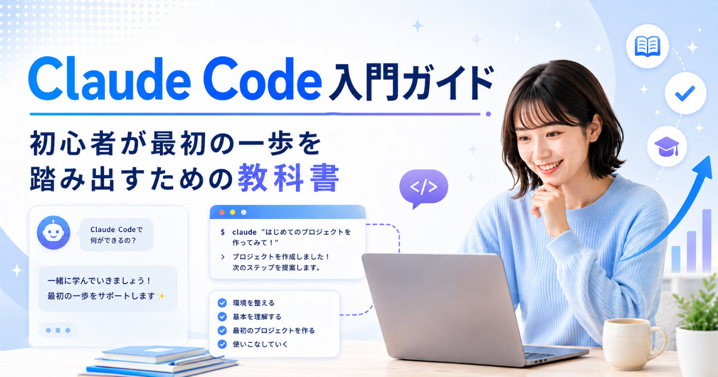 Claude Code入門ガイド【初心者が最初の一歩を踏み出すための教科書】