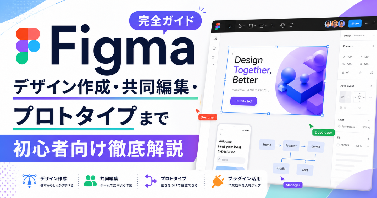 Figma完全ガイド｜デザイン作成・共同編集・プロトタイプまで初心者向け徹底解説