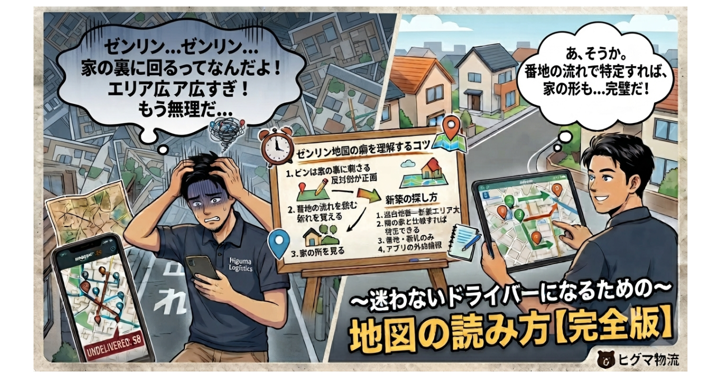 ゼンリンの癖と新築の探し方