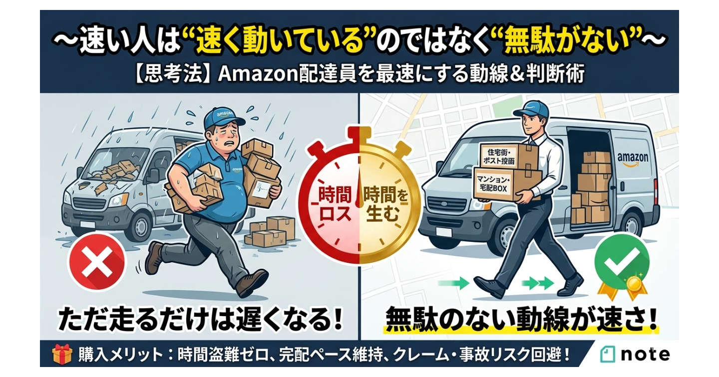 配達スピードを上げる思考法