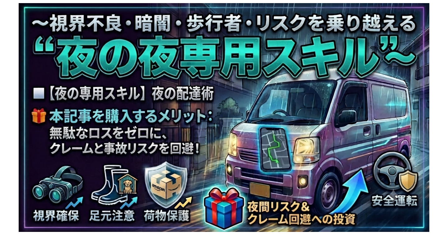 夜の配達術