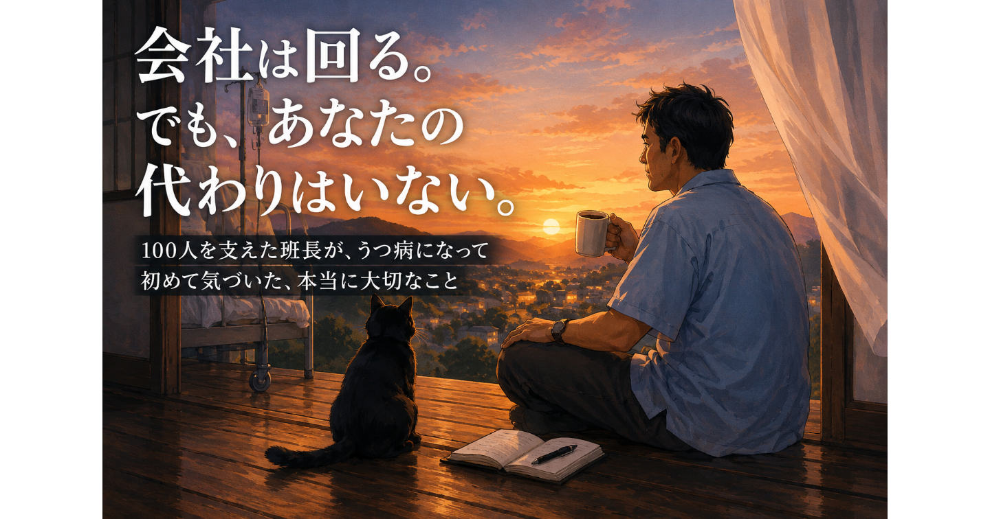 会社は回る。でも、あなたの代わりはいない。