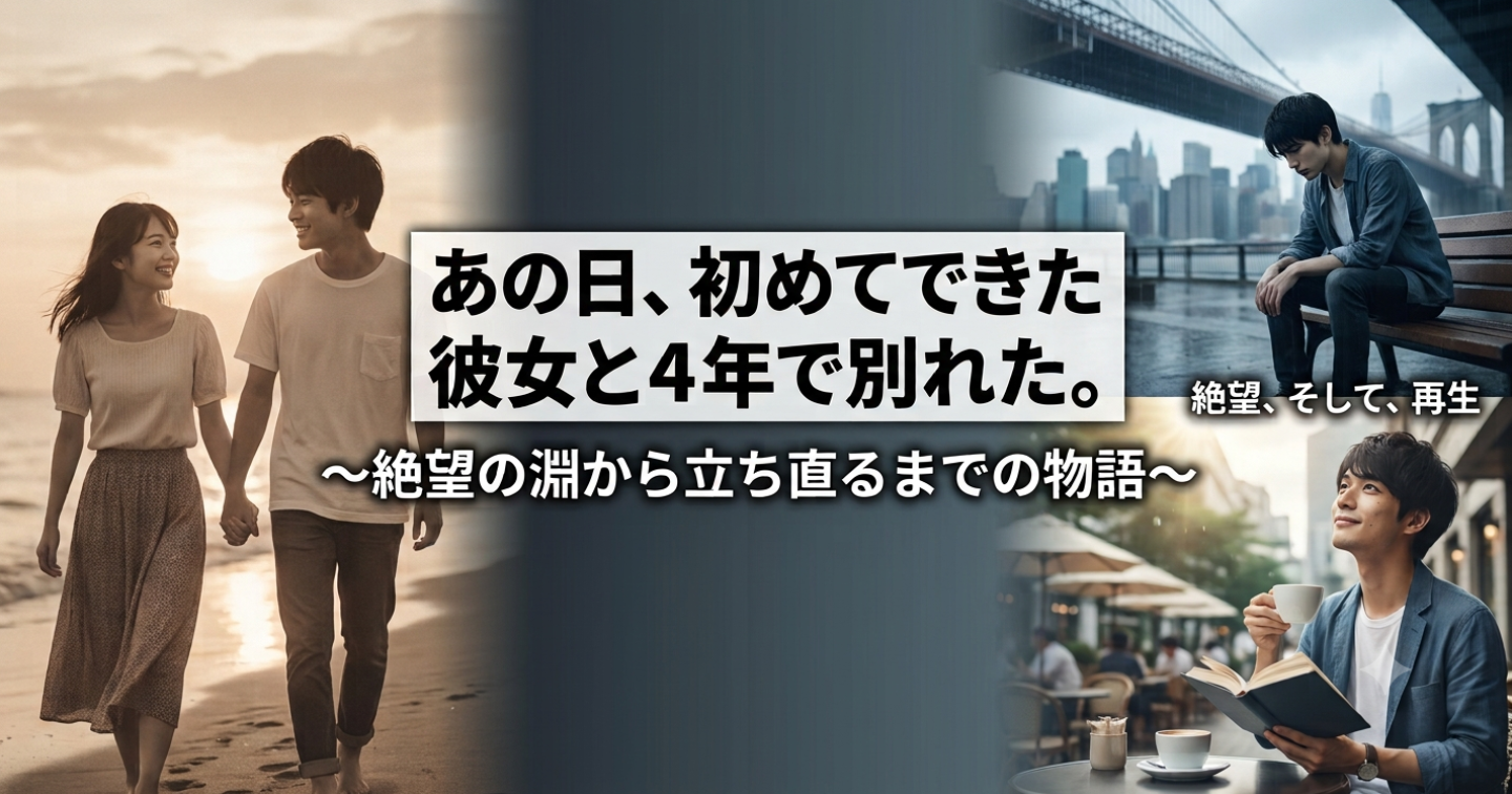 あの日、初めてできた彼女と4年で別れた。～絶望の淵から立ち直るまでの物語～