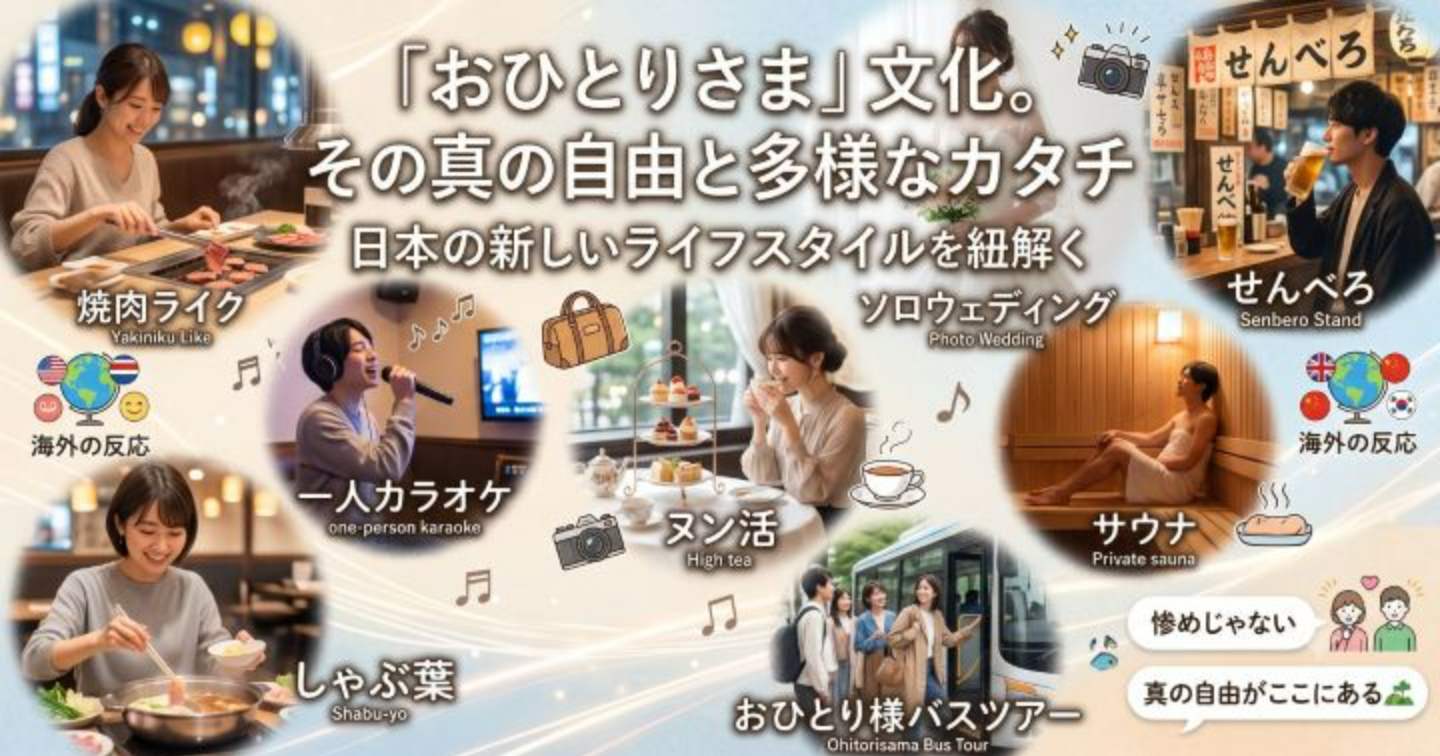 おひとりさまに優しい国ニッポン