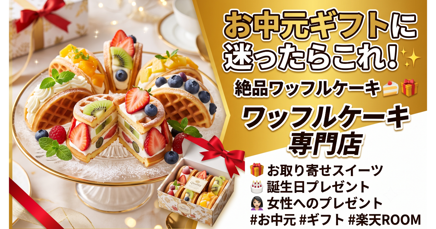 ワッフルケーキ 🍰🎁お中元ギフトに迷ったらこれ！✨