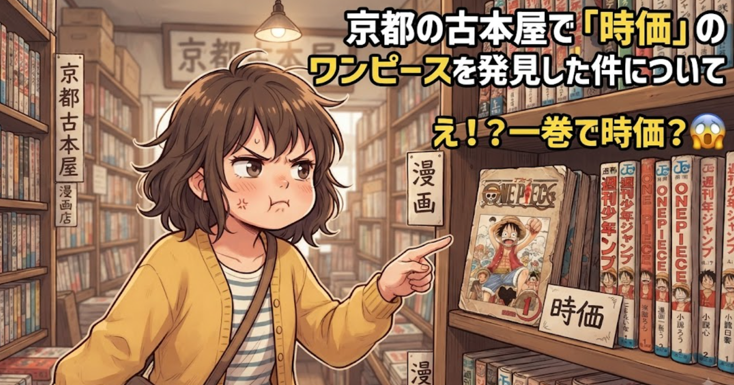 京都の古本屋さんで「時価」のワンピースを発見した件について