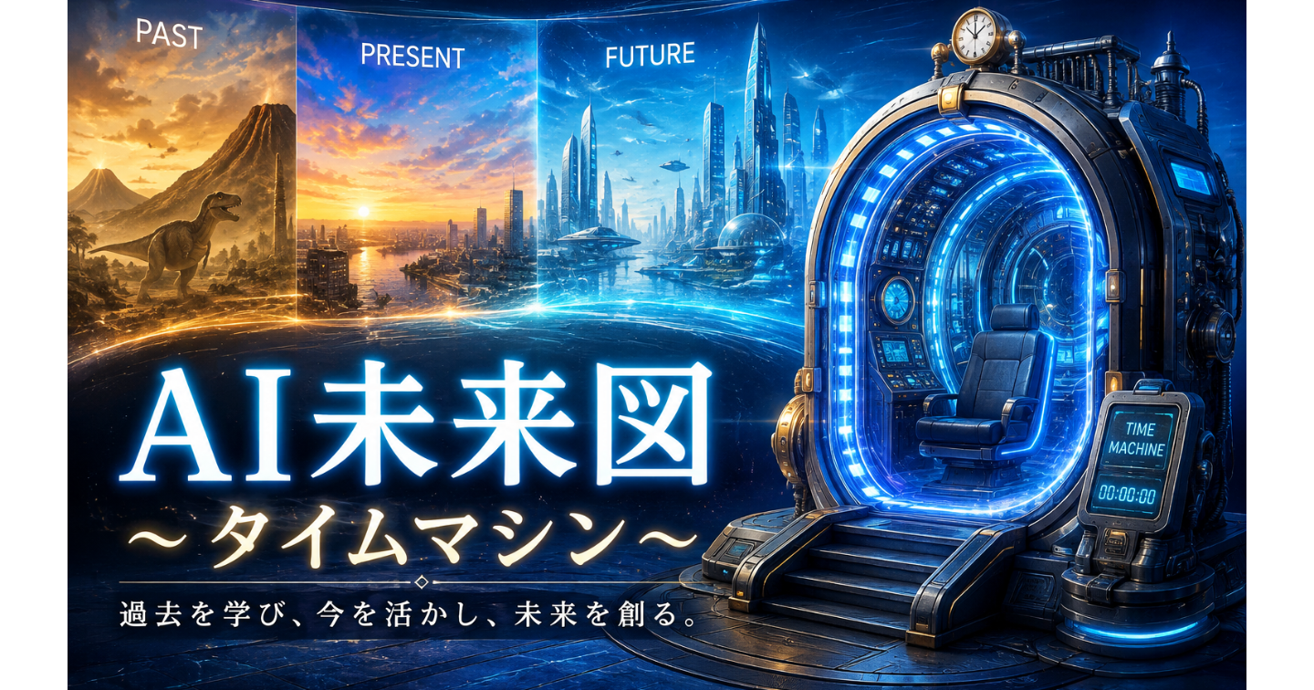 AI未来図〜タイムマシン〜｜過去を変えたら未来はどうなる？