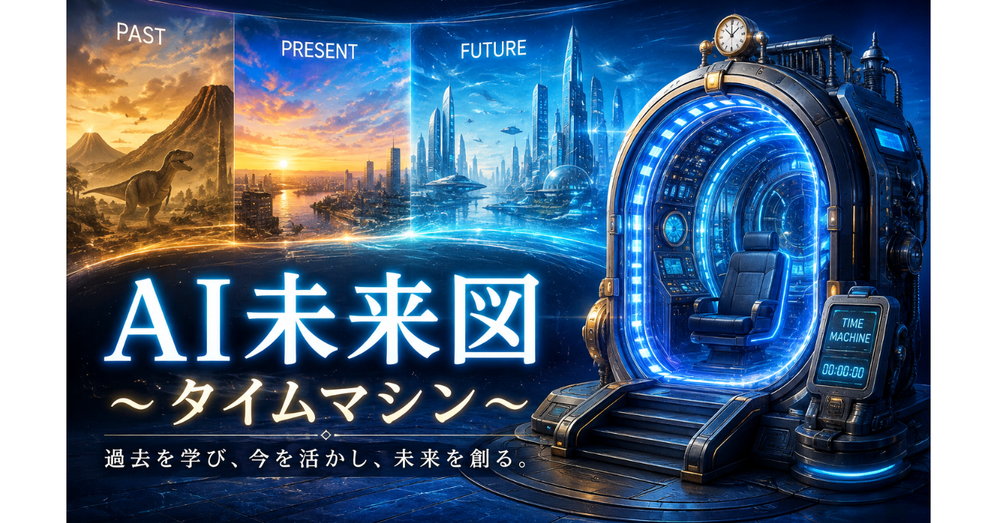 AI未来図〜タイムマシン〜｜未来へ行くことはできるのか？