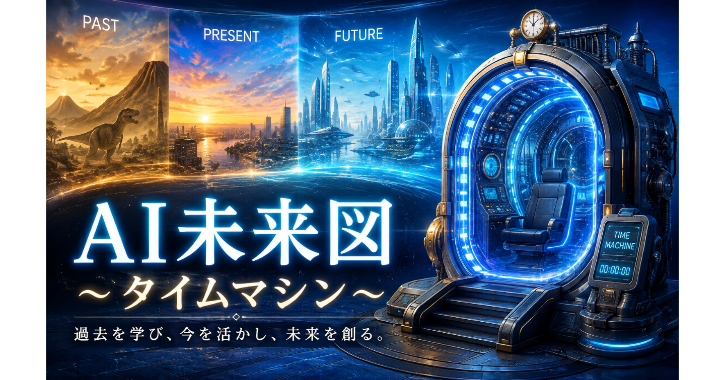 AI未来図〜タイムマシン〜｜もし過去を変えたら未来は消える？