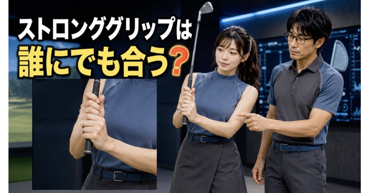 ストロンググリップは本当に誰にでも合うのか？｜身体・クラブ・習熟度から見直すグリップ理論