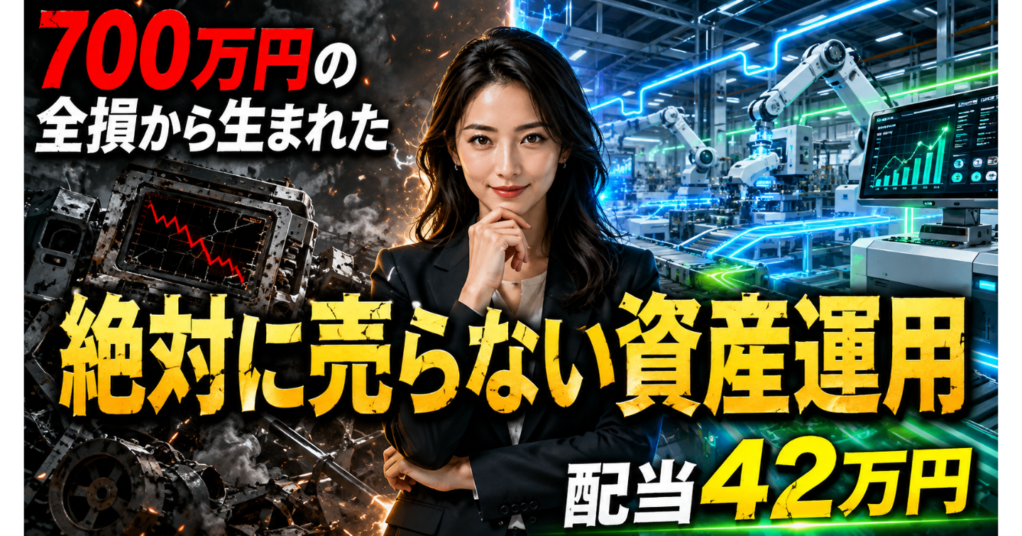 700万円の破壊検査から生まれた資産運用 —— 「絶対に売らない」高配当×インデックス二基構成システム
